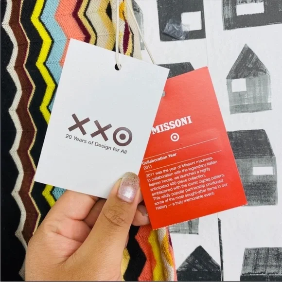 Missoni x Target XXO NWT Girls’ Chevron sleeveless dress - Picture 4 of 5